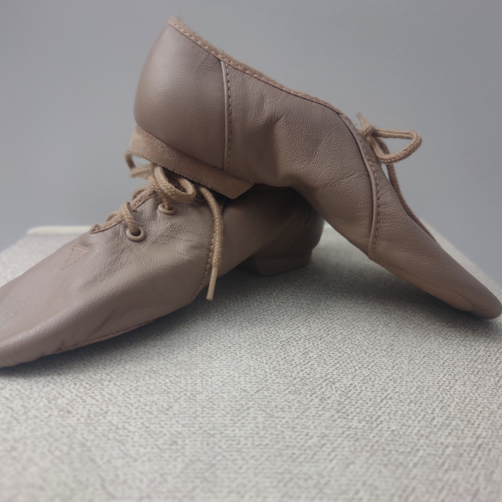 Boys Tan Authentic Leather Dance/ Ballet Shoes